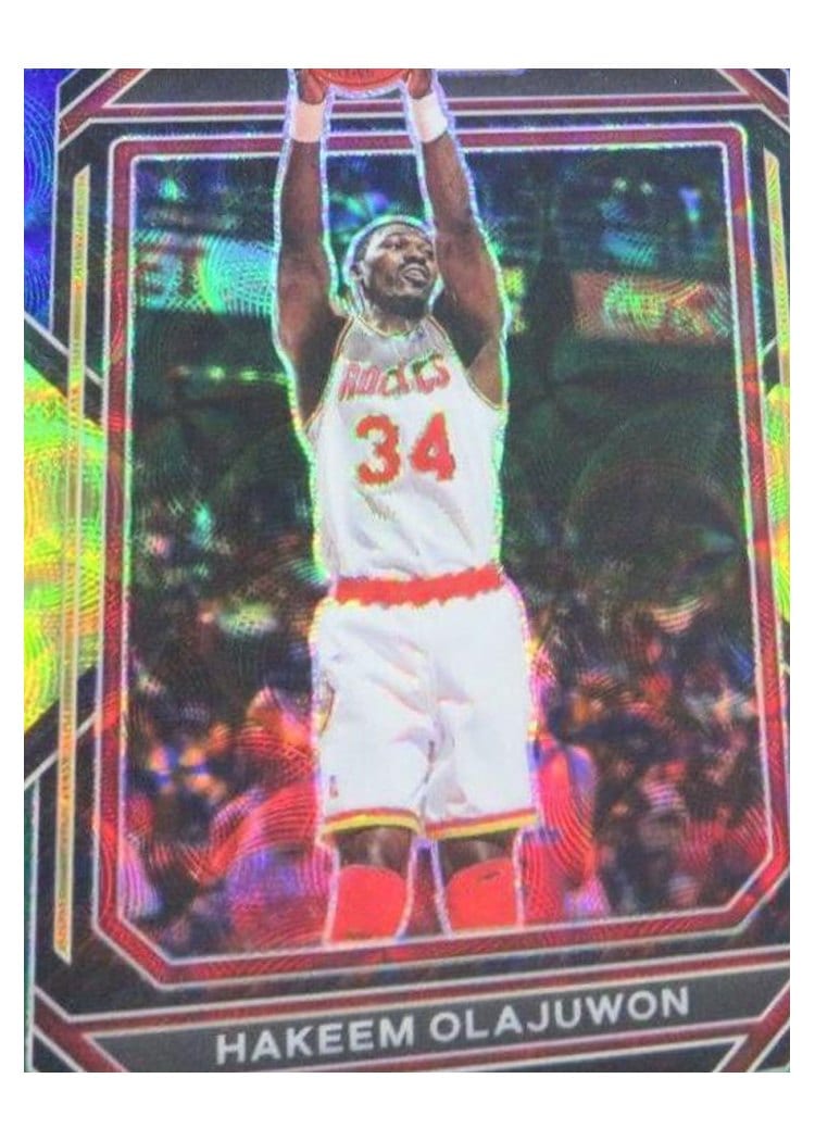 2022-23 Panini Prizm Base Set Hakeem Olajuwon #290 card