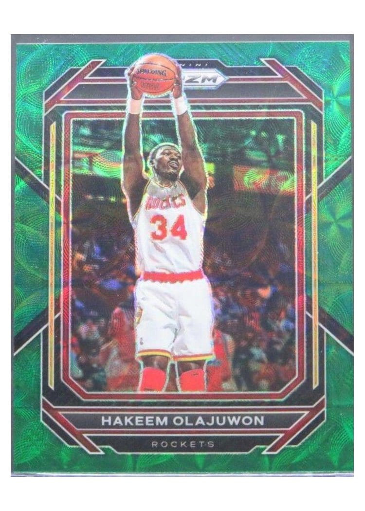 2022-23 Panini Prizm Base Set Hakeem Olajuwon #290 card