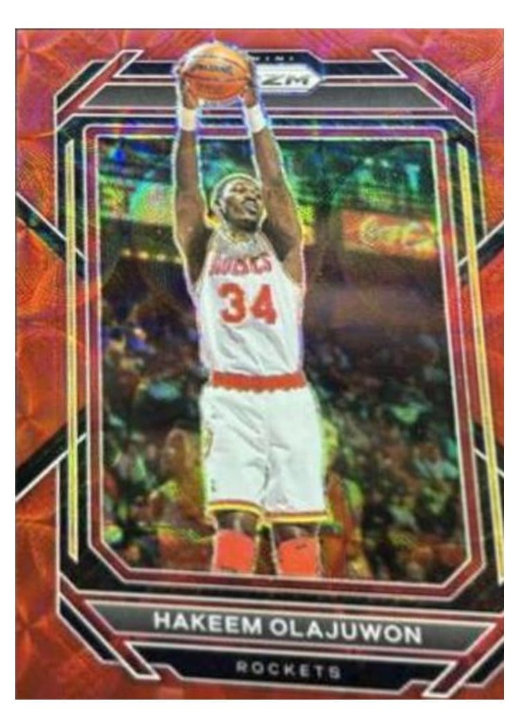 2022-23 Panini Prizm Base Set Hakeem Olajuwon #290 card