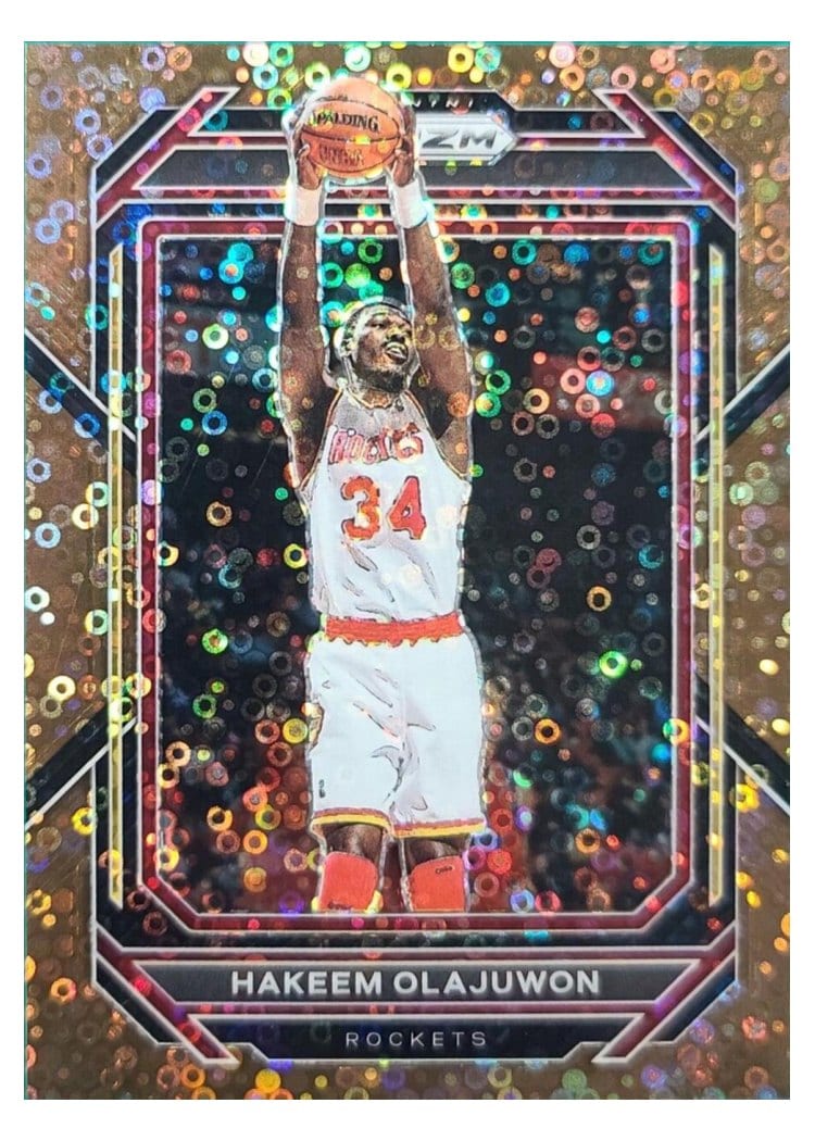 2022-23 Panini Prizm Base Set Hakeem Olajuwon #290 card