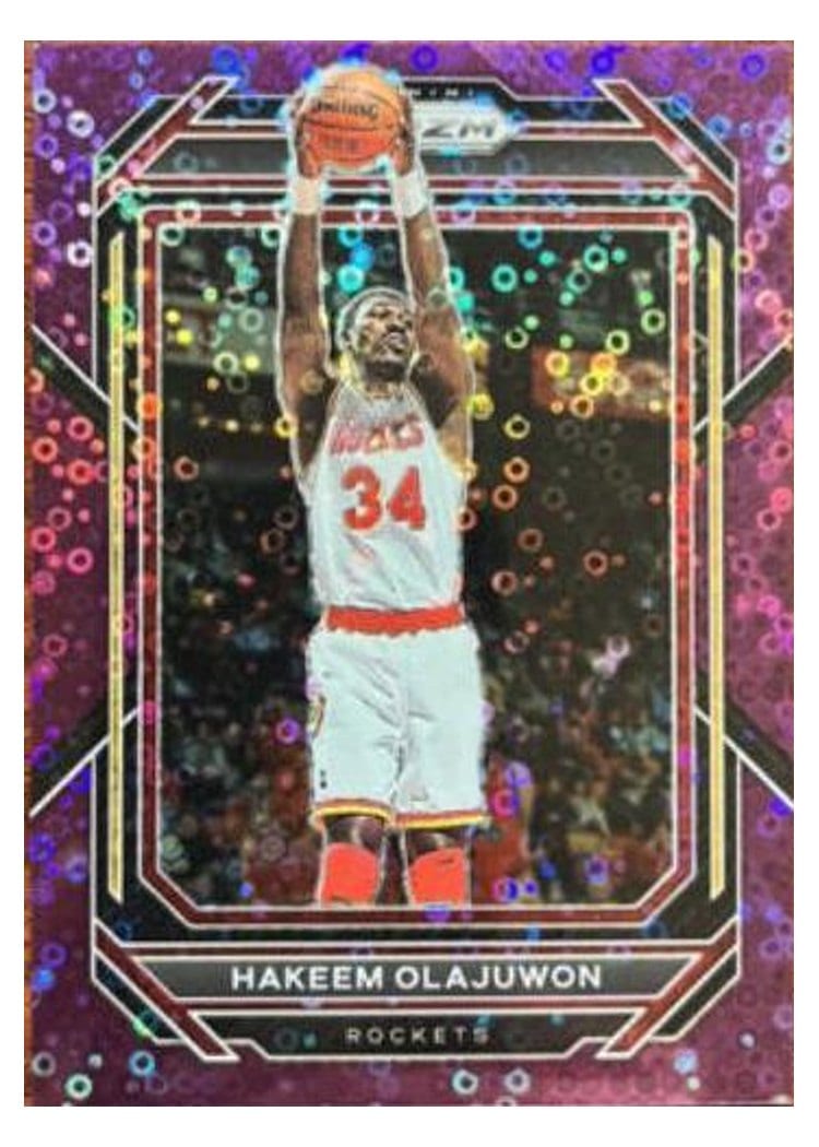 2022-23 Panini Prizm Base Set Hakeem Olajuwon #290 card