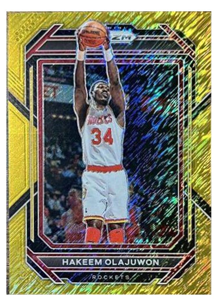 2022-23 Panini Prizm Base Set Hakeem Olajuwon #290 card