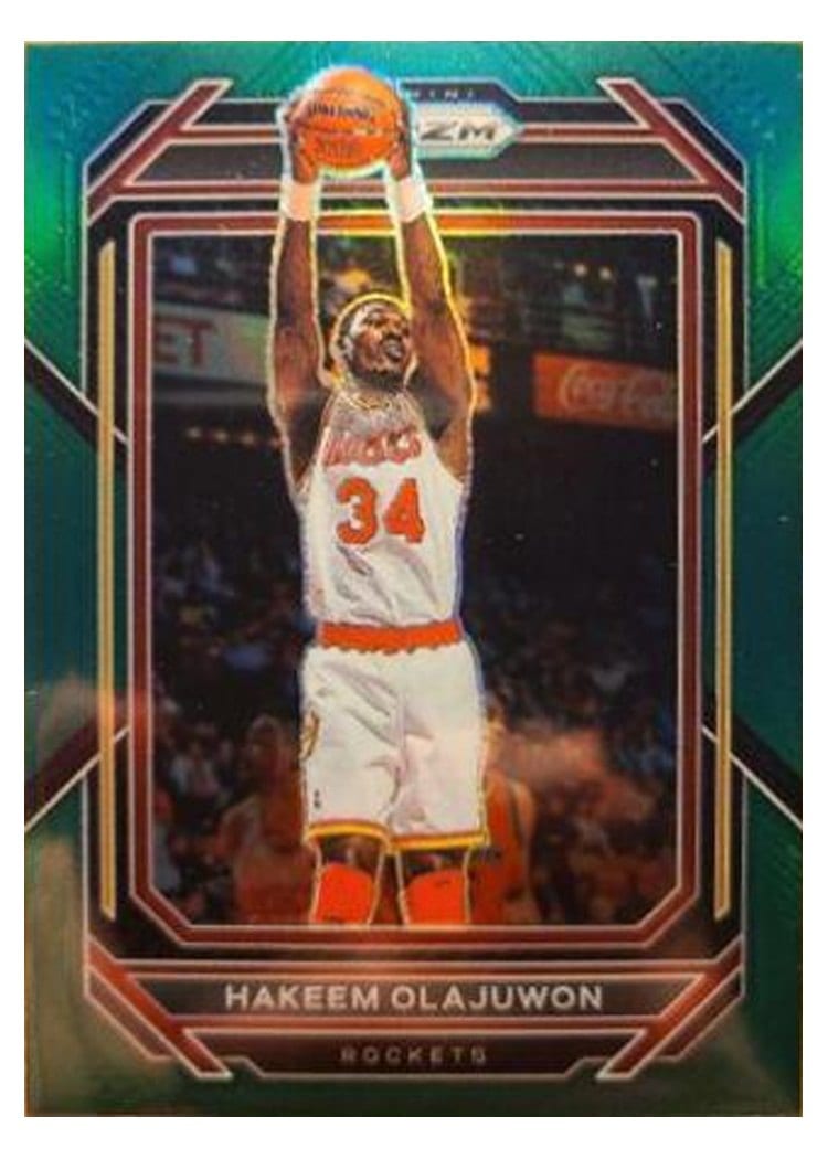 2022-23 Panini Prizm Base Set Hakeem Olajuwon #290 card