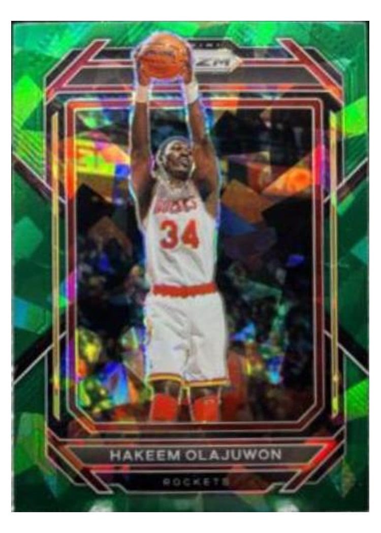 2022-23 Panini Prizm Base Set Hakeem Olajuwon #290 card