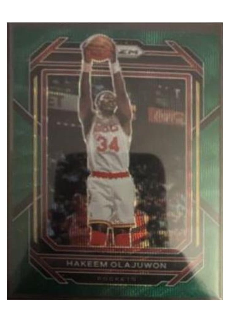 2022-23 Panini Prizm Base Set Hakeem Olajuwon #290 card