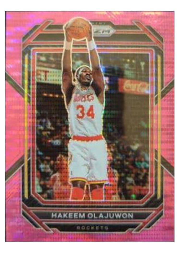2022-23 Panini Prizm Base Set Hakeem Olajuwon #290 card