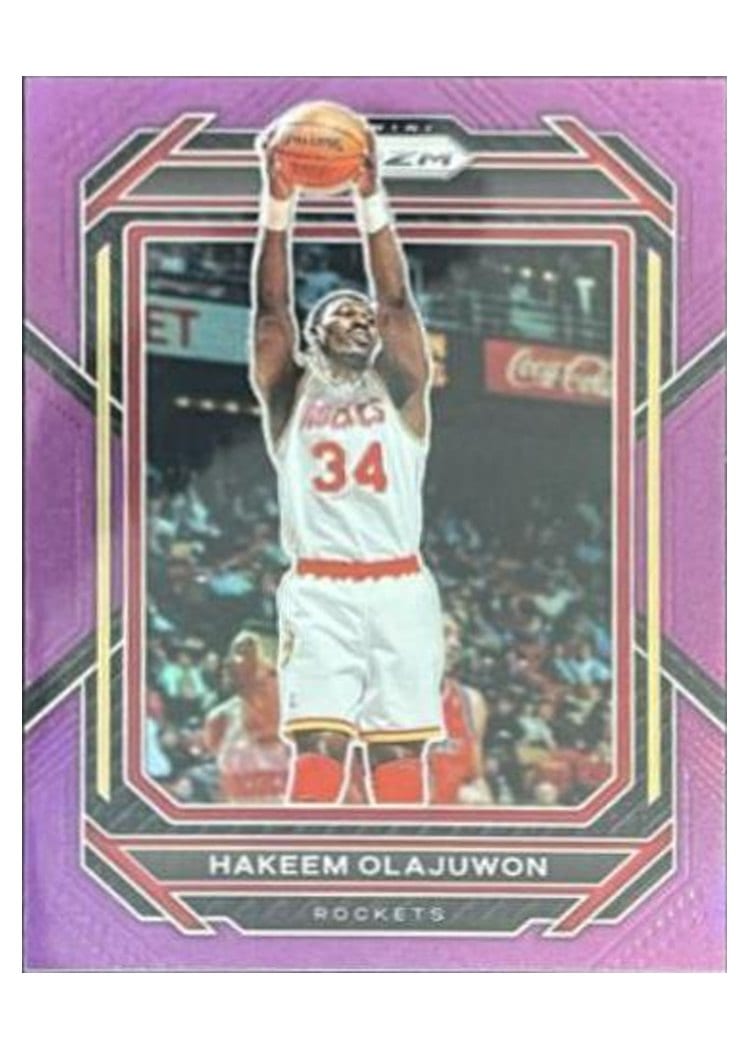 2022-23 Panini Prizm Base Set Hakeem Olajuwon #290 card