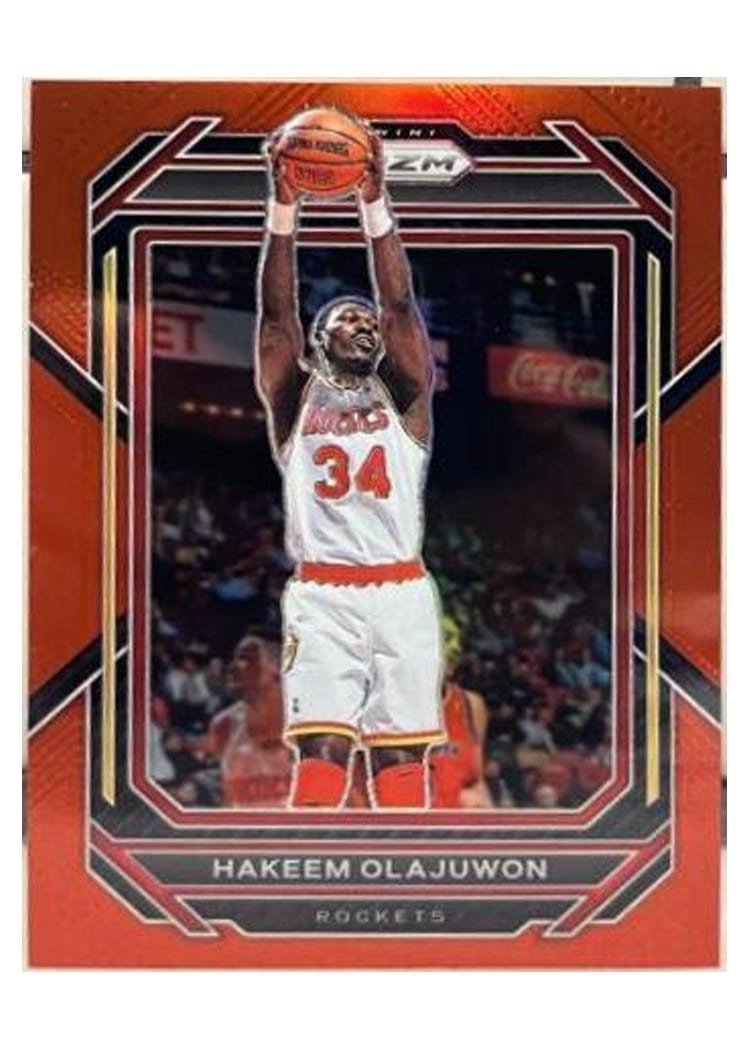 2022-23 Panini Prizm Base Set Hakeem Olajuwon #290 card