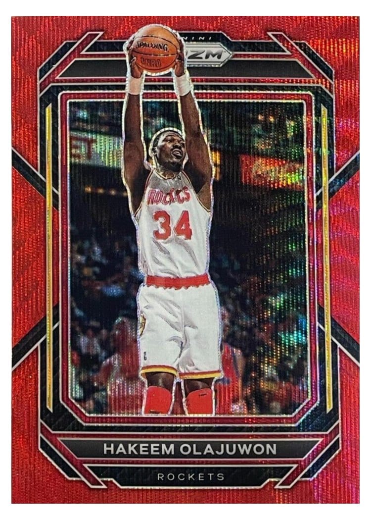 2022-23 Panini Prizm Base Set Hakeem Olajuwon #290 card