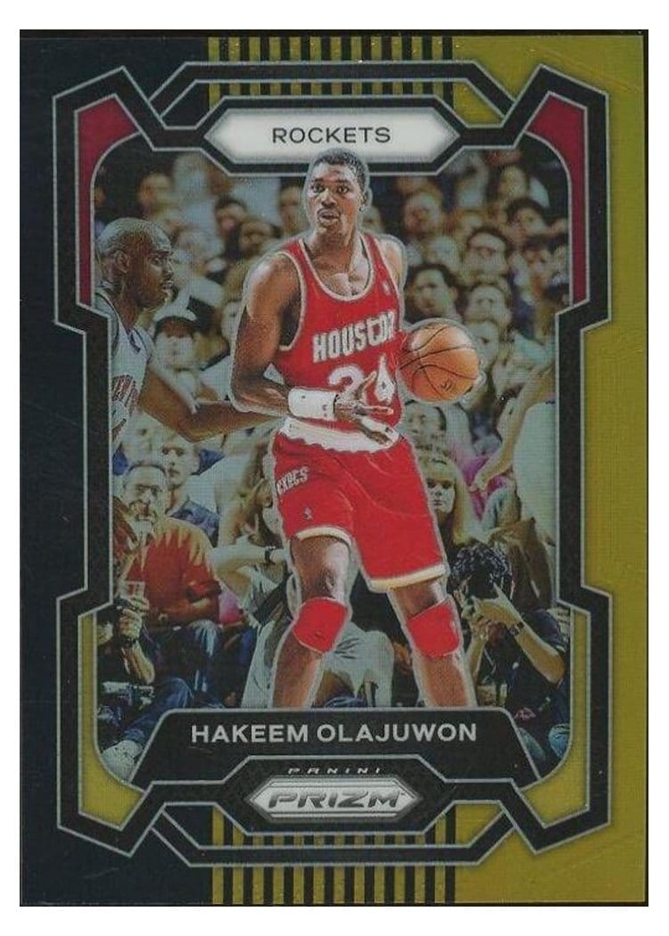 2023-24 Panini Prizm Base Set Hakeem Olajuwon #191 card