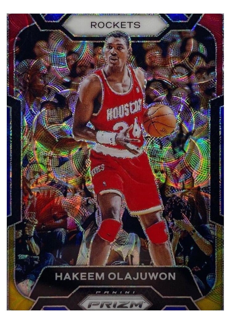 2023-24 Panini Prizm Base Set Hakeem Olajuwon #191 card