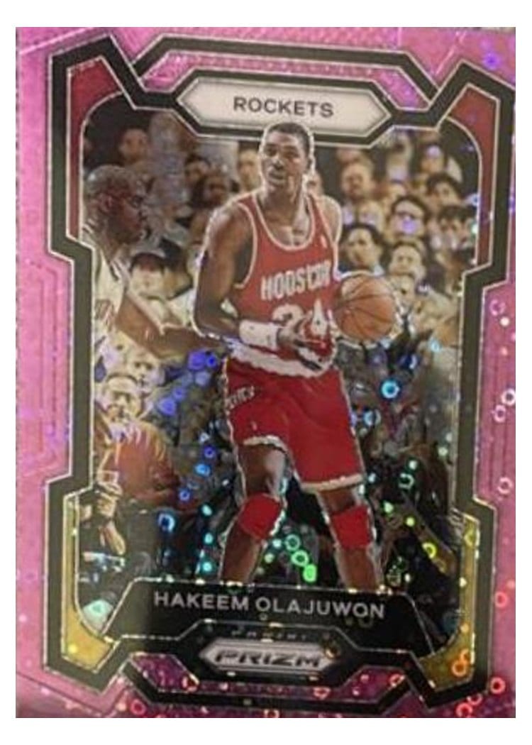 2023-24 Panini Prizm Base Set Hakeem Olajuwon #191 card