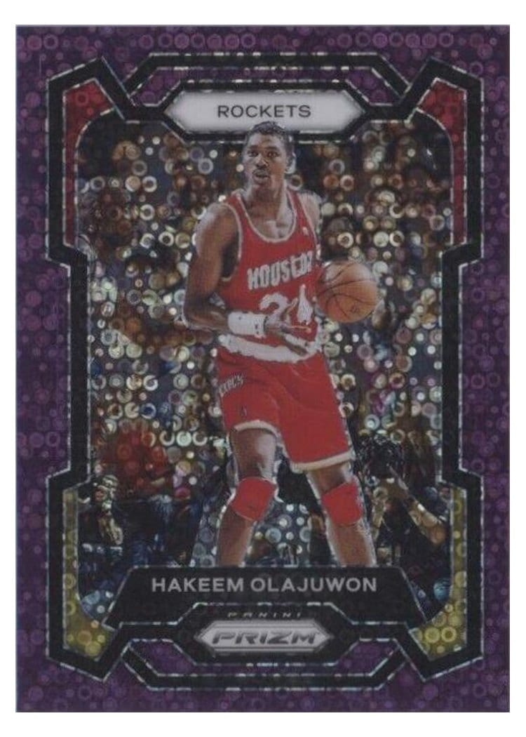 2023-24 Panini Prizm Base Set Hakeem Olajuwon #191 card