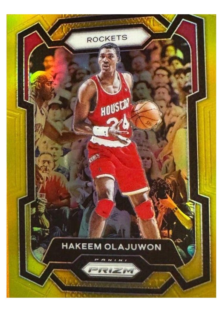 2023-24 Panini Prizm Base Set Hakeem Olajuwon #191 card