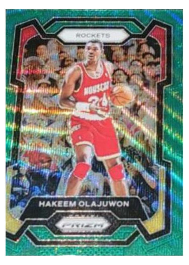 2023-24 Panini Prizm Base Set Hakeem Olajuwon #191 card