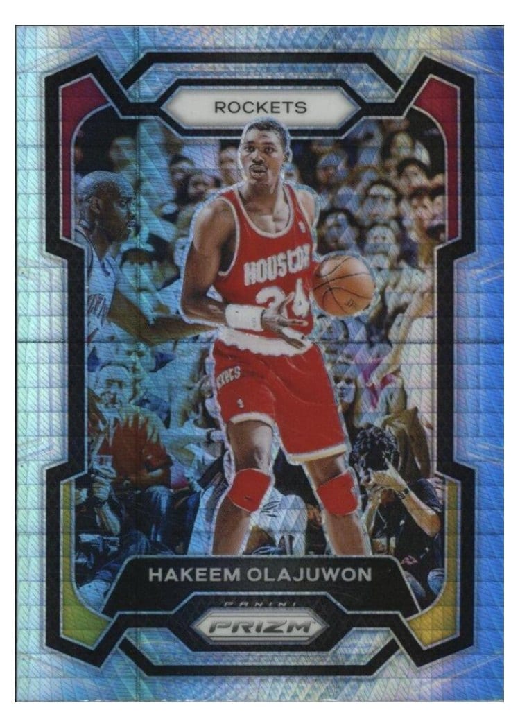 2023-24 Panini Prizm Base Set Hakeem Olajuwon #191 card