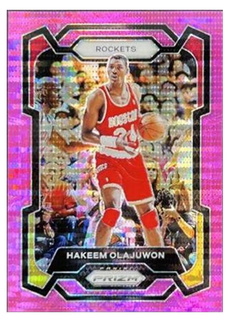 2023-24 Panini Prizm Base Set Hakeem Olajuwon #191 card