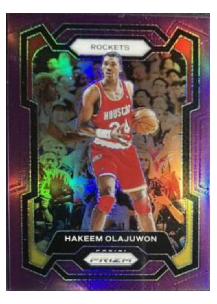 2023-24 Panini Prizm Base Set Hakeem Olajuwon #191 card