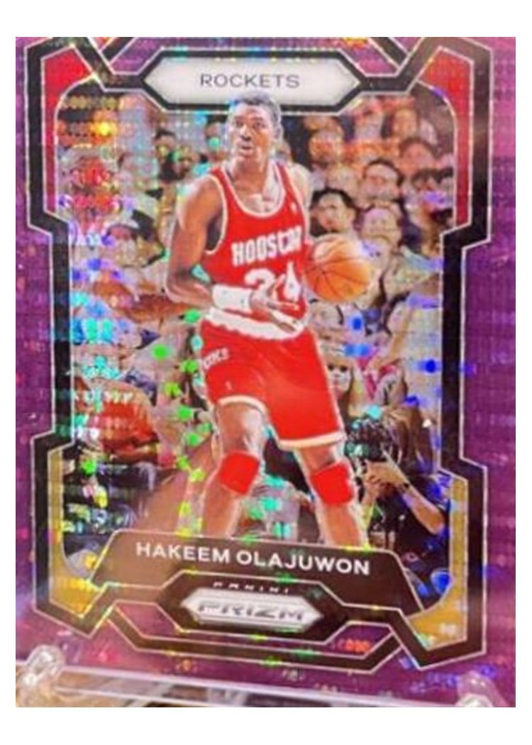 2023-24 Panini Prizm Base Set Hakeem Olajuwon #191 card
