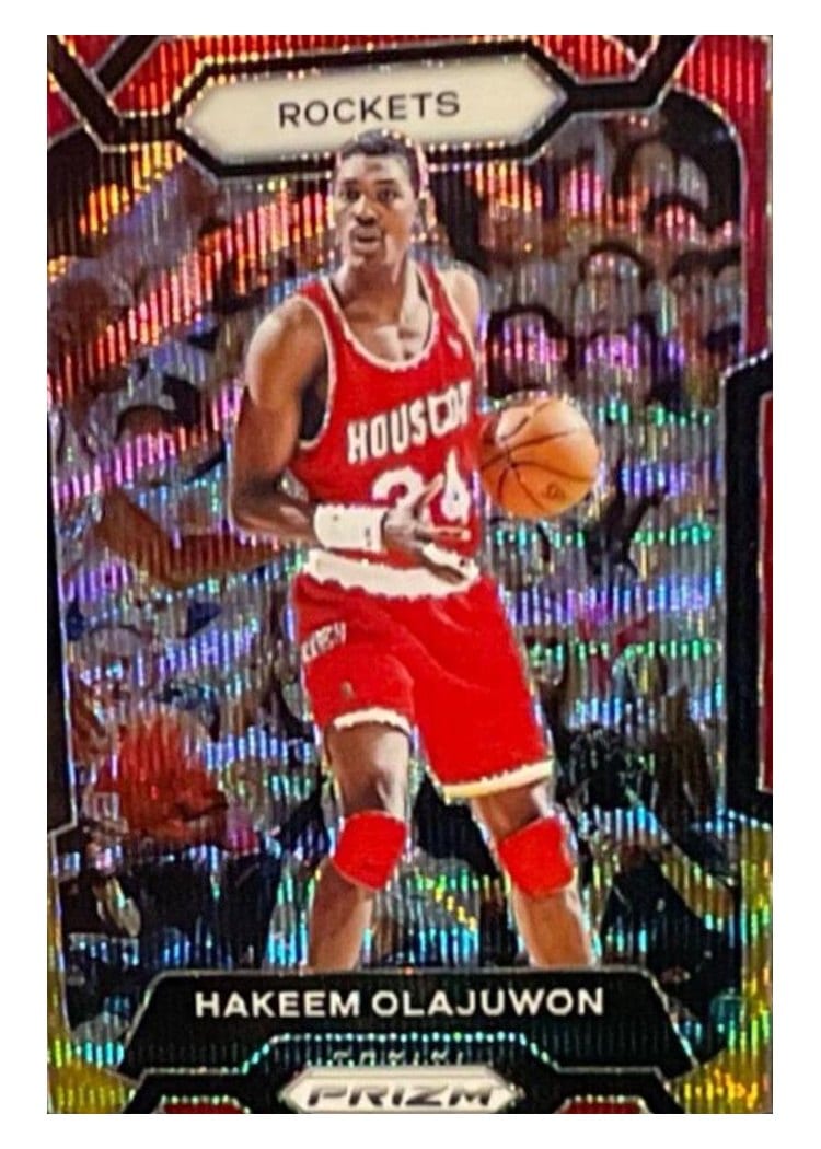 2023-24 Panini Prizm Base Set Hakeem Olajuwon #191 card
