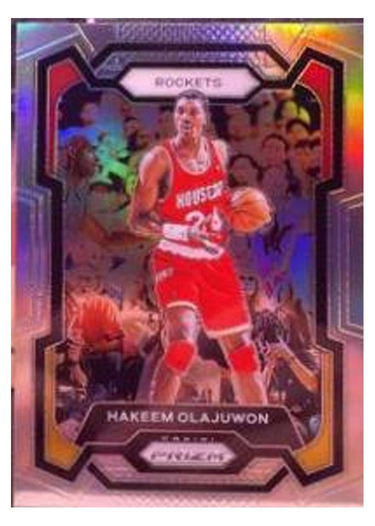 2023-24 Panini Prizm Base Set Hakeem Olajuwon #191 card