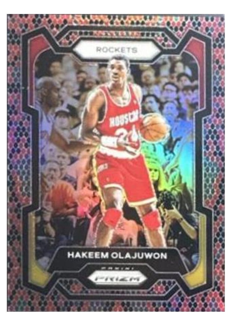 2023-24 Panini Prizm Base Set Hakeem Olajuwon #191 card