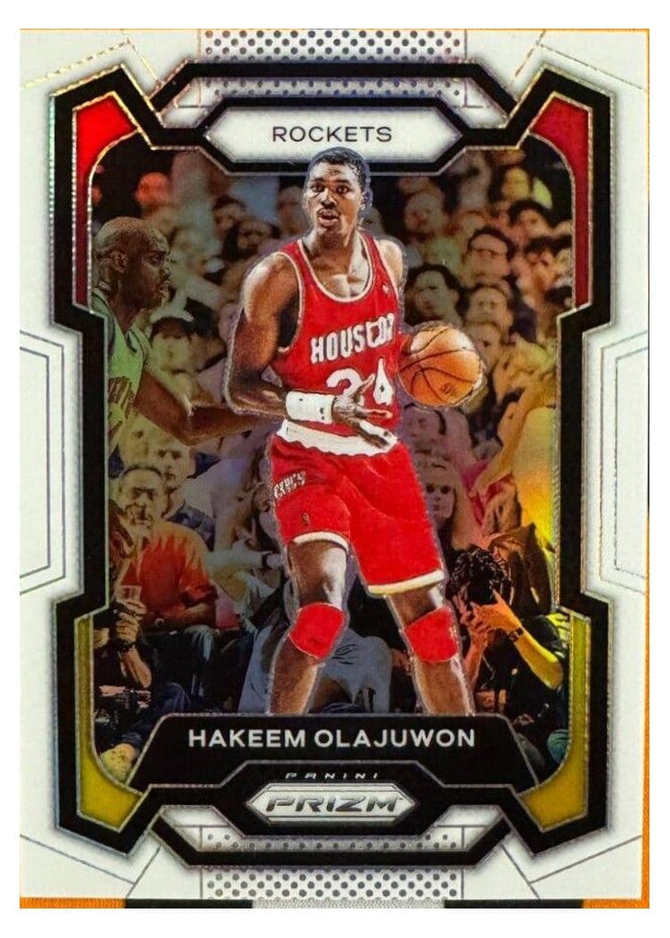 2023-24 Panini Prizm Base Set Hakeem Olajuwon #191 card