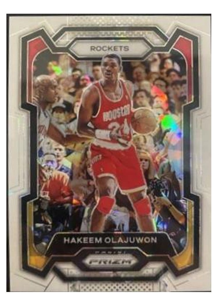 2023-24 Panini Prizm Base Set Hakeem Olajuwon #191 card