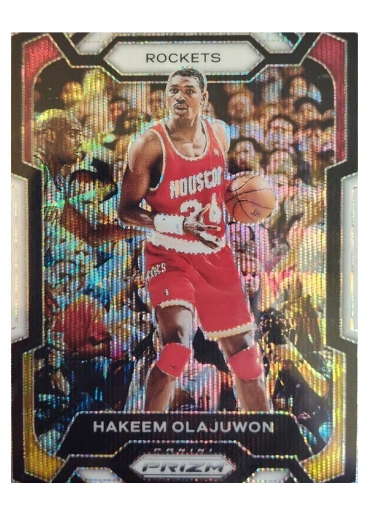 2023-24 Panini Prizm Base Set Hakeem Olajuwon #191 card