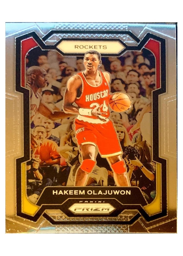 2023-24 Panini Prizm Base Set Hakeem Olajuwon #191 card