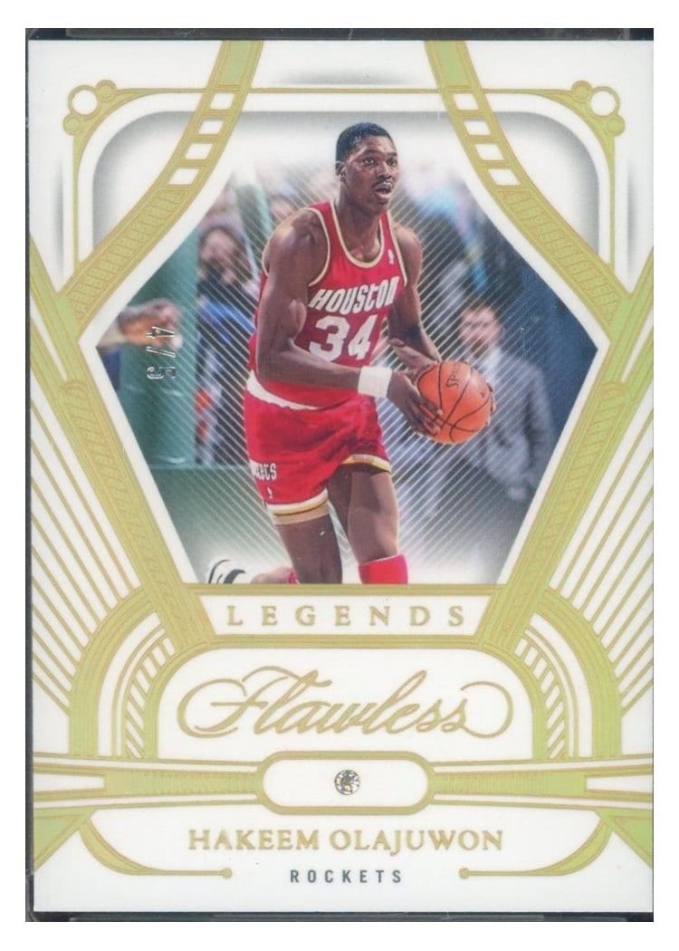 2023 Panini Flawless Hakeem Olajuwon #118 card