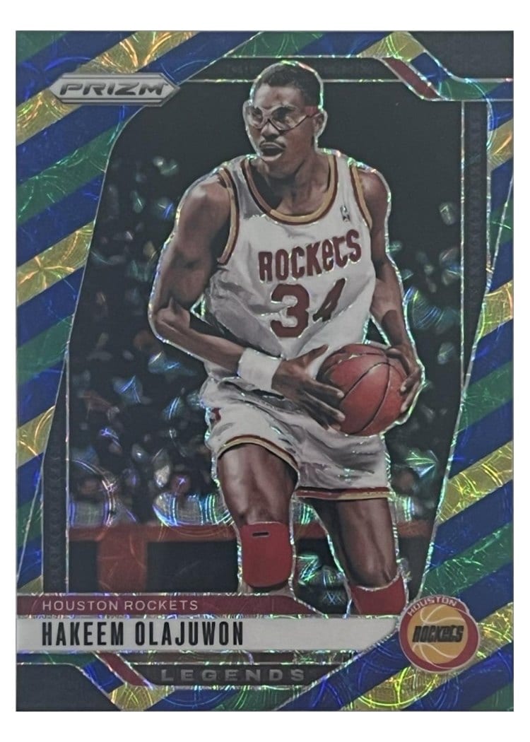 2024-25 Panini Prizm Base Set Hakeem Olajuwon #296 card