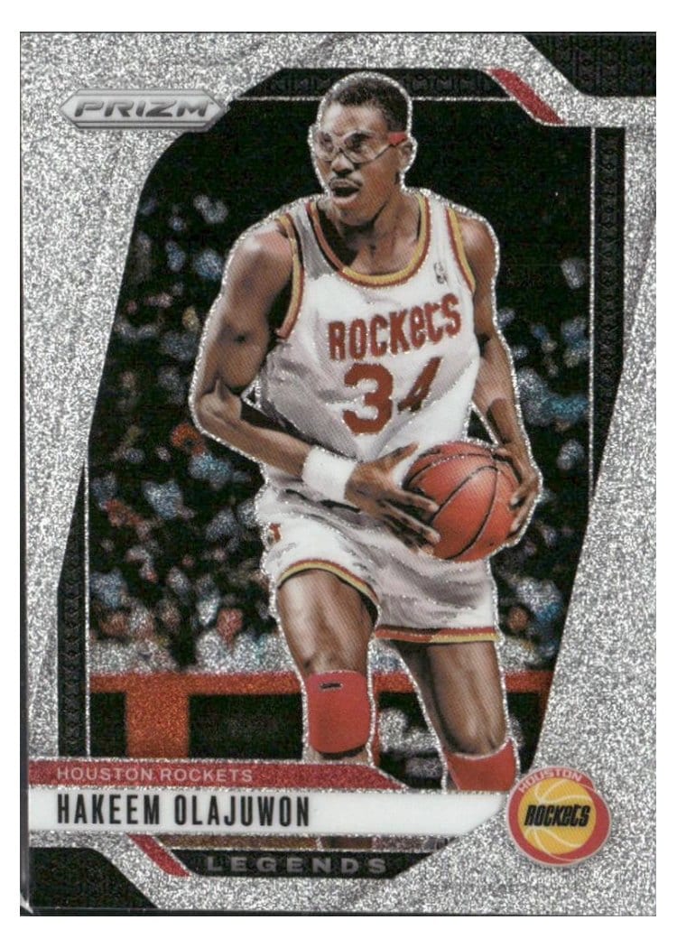 2024-25 Panini Prizm Base Set Hakeem Olajuwon #296 card