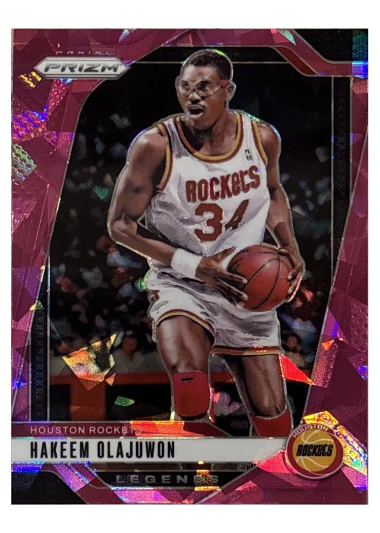 2024-25 Panini Prizm Base Set Hakeem Olajuwon #296 card