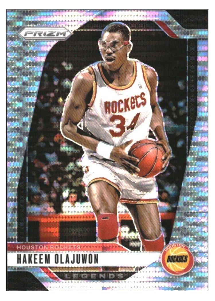 2024-25 Panini Prizm Base Set Hakeem Olajuwon #296 card