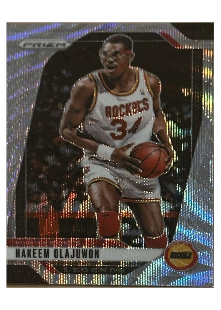 2024-25 Panini Prizm Base Set Hakeem Olajuwon #296 card