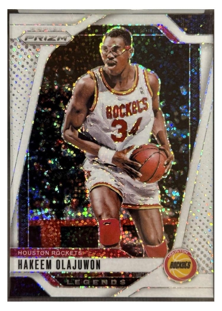 2024-25 Panini Prizm Base Set Hakeem Olajuwon #296 card