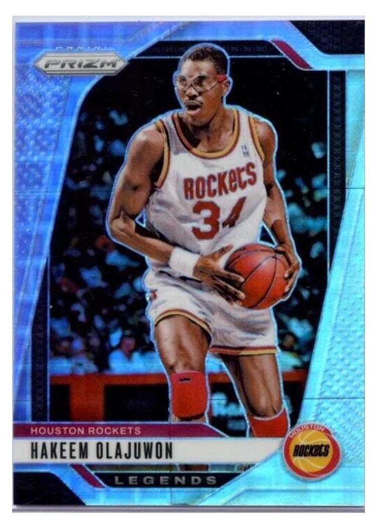 2024-25 Panini Prizm Base Set Hakeem Olajuwon #296 card