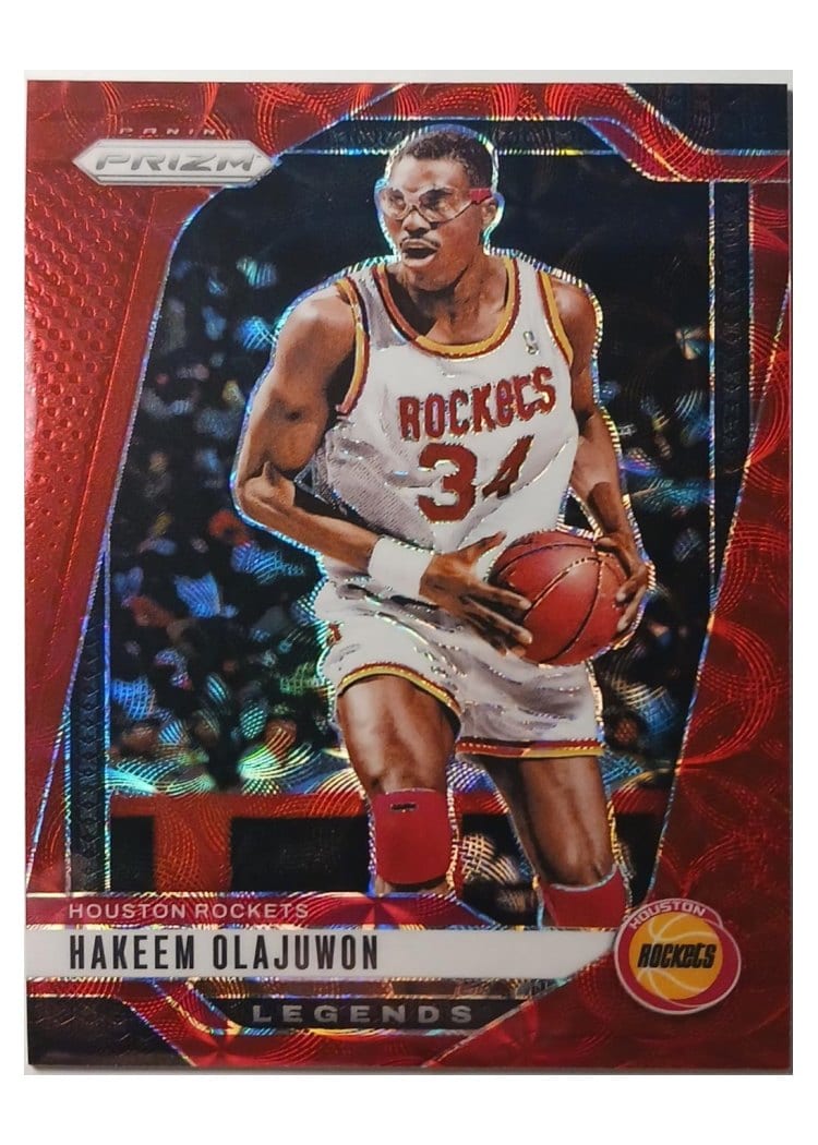 2024-25 Panini Prizm Base Set Hakeem Olajuwon #296 card