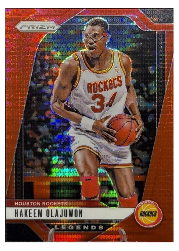 2024-25 Panini Prizm Base Set Hakeem Olajuwon #296 card