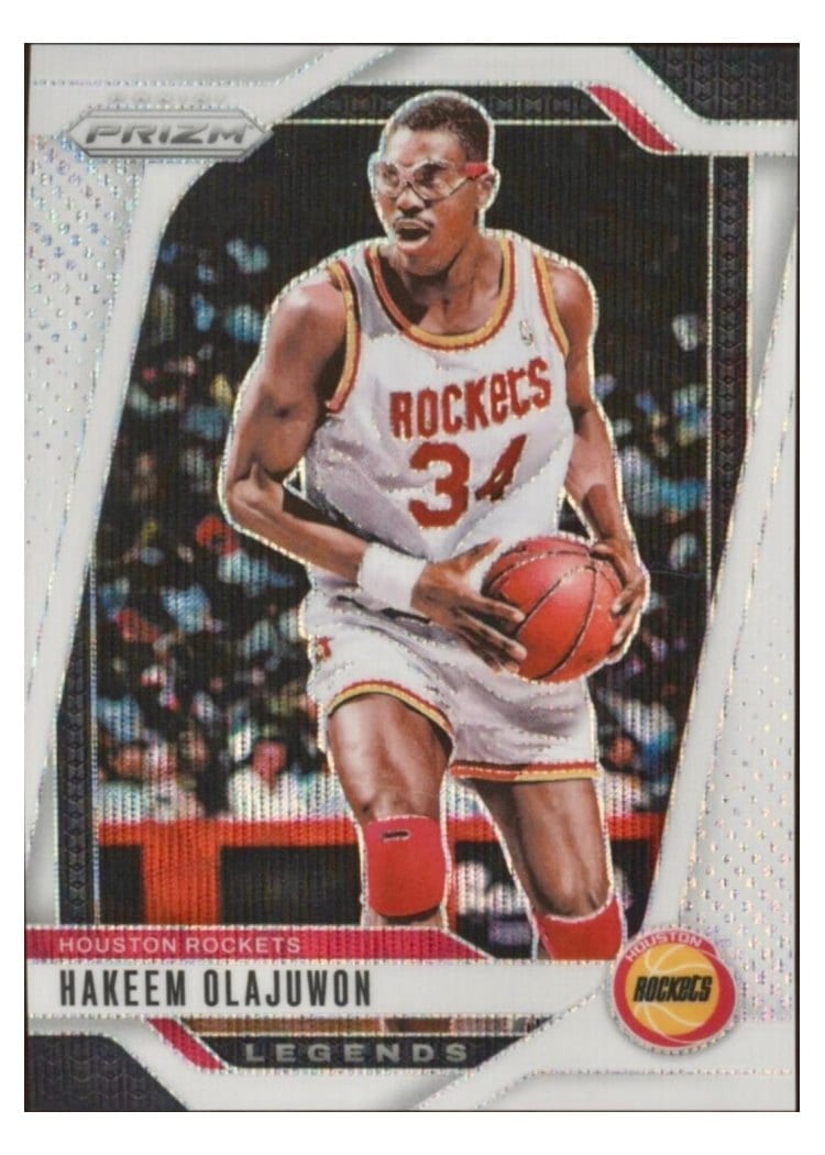 2024-25 Panini Prizm Base Set Hakeem Olajuwon #296 card
