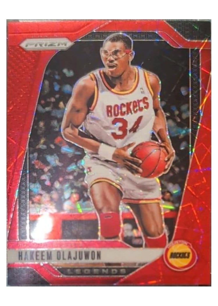 2024-25 Panini Prizm Base Set Hakeem Olajuwon #296 card