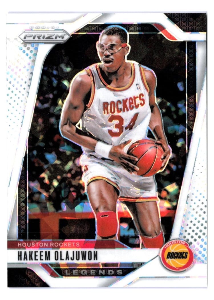 2024-25 Panini Prizm Base Set Hakeem Olajuwon #296 card