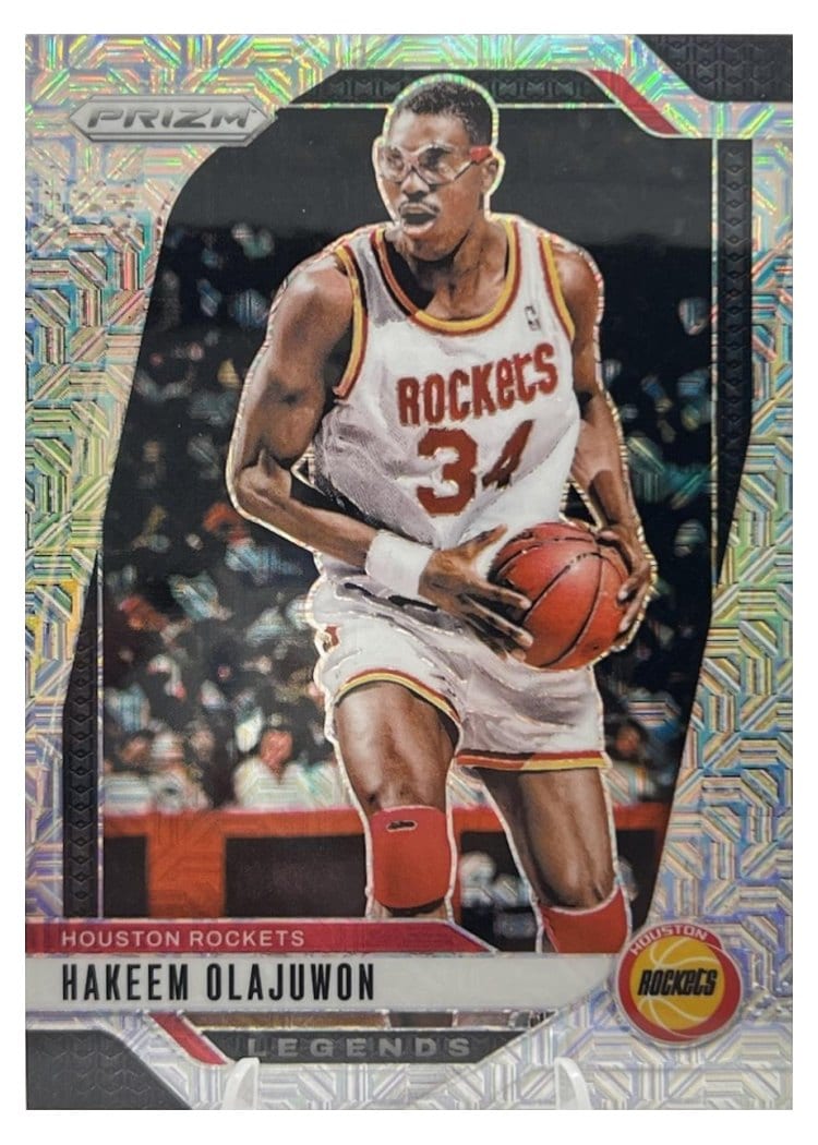 2024-25 Panini Prizm Base Set Hakeem Olajuwon #296 card
