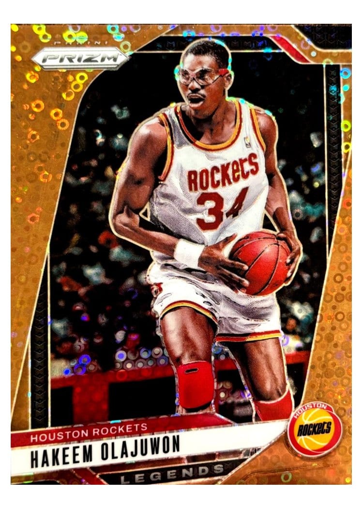 2024-25 Panini Prizm Base Set Hakeem Olajuwon #296 card