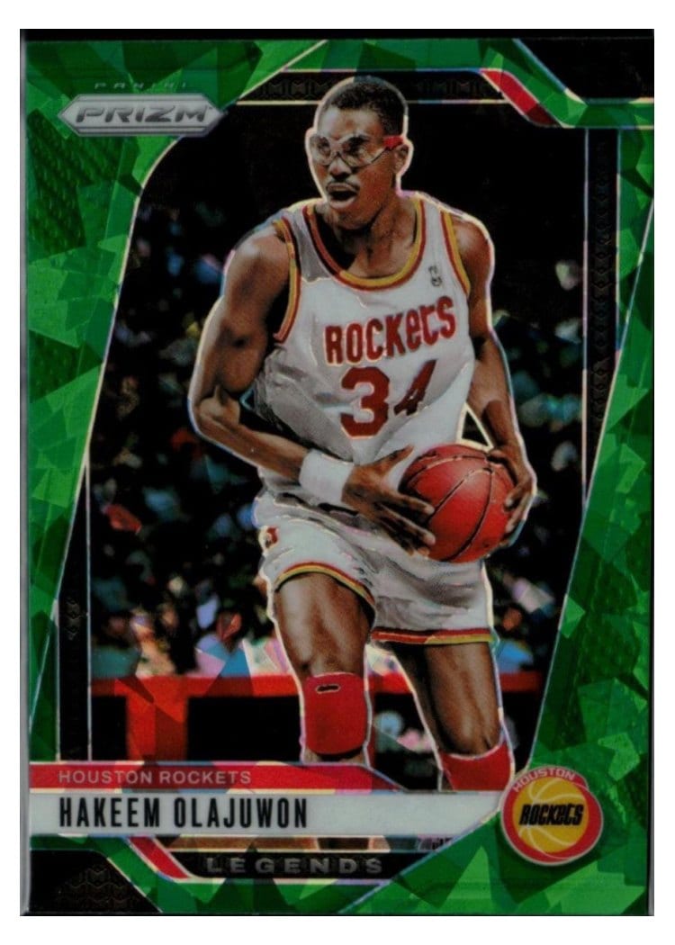 2024-25 Panini Prizm Base Set Hakeem Olajuwon #296 card