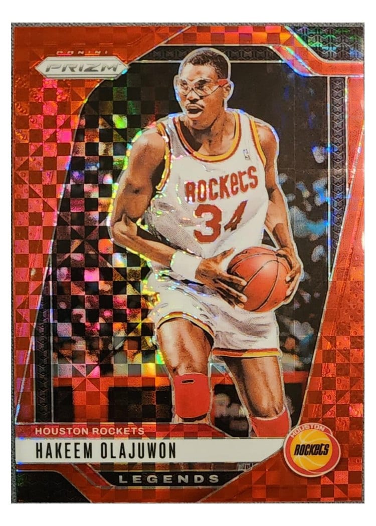 2024-25 Panini Prizm Base Set Hakeem Olajuwon #296 card