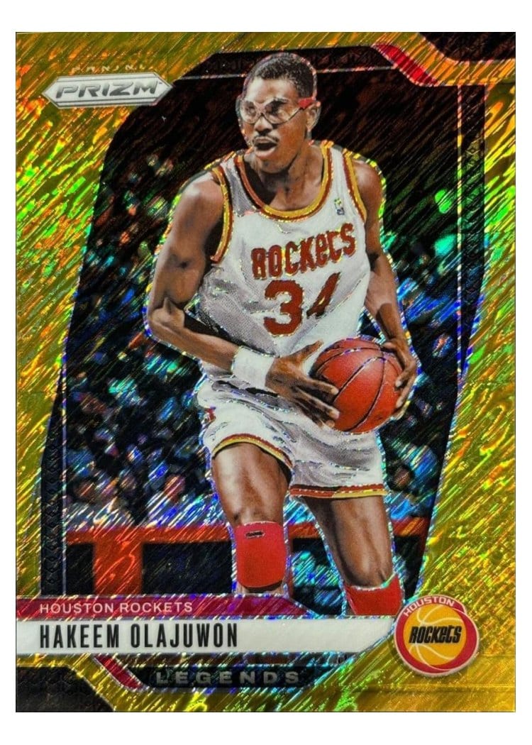 2024-25 Panini Prizm Base Set Hakeem Olajuwon #296 card