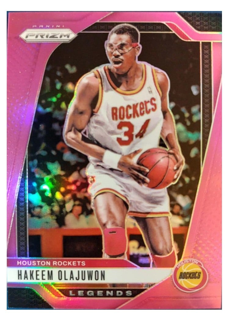2024-25 Panini Prizm Base Set Hakeem Olajuwon #296 card