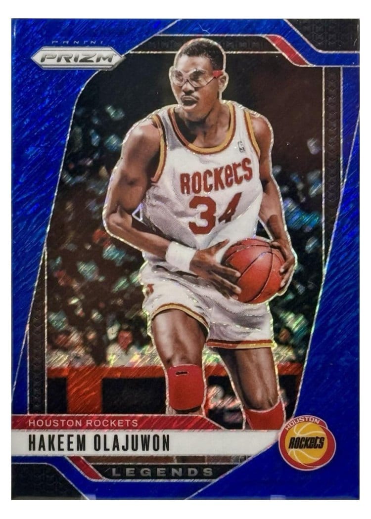 2024-25 Panini Prizm Base Set Hakeem Olajuwon #296 card